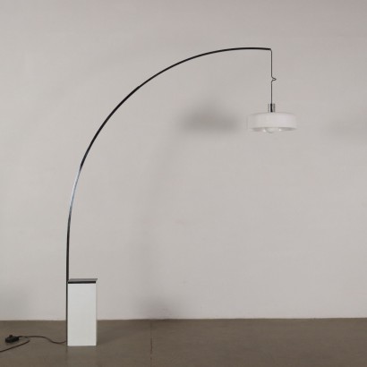 Floor Lamp Steel Italy 1970s