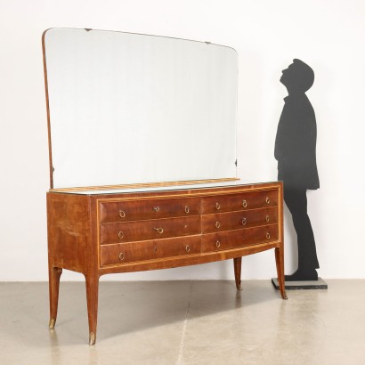 Dresser with Mirror Maple Italy 1950s-1960s