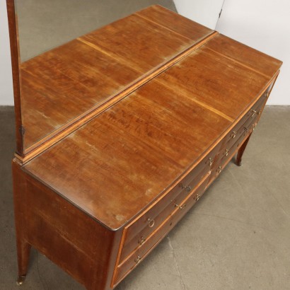 Commode avec Miroir Placage d\'Érable Italie Années 1950-1960