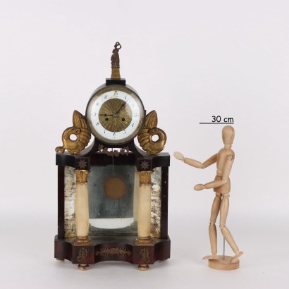 Table Clock Restoration Wood Europe XIX Century