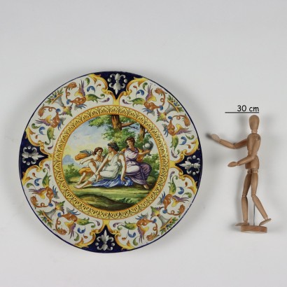 Assiette Céramique Italie XXe Siècle