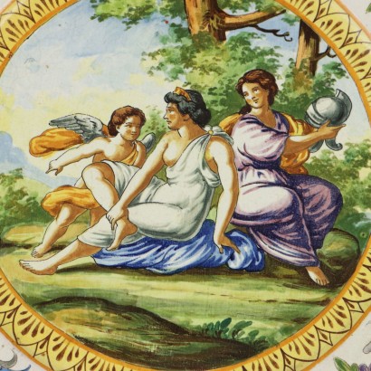 Parade Plate Ceramic Italy XX Century