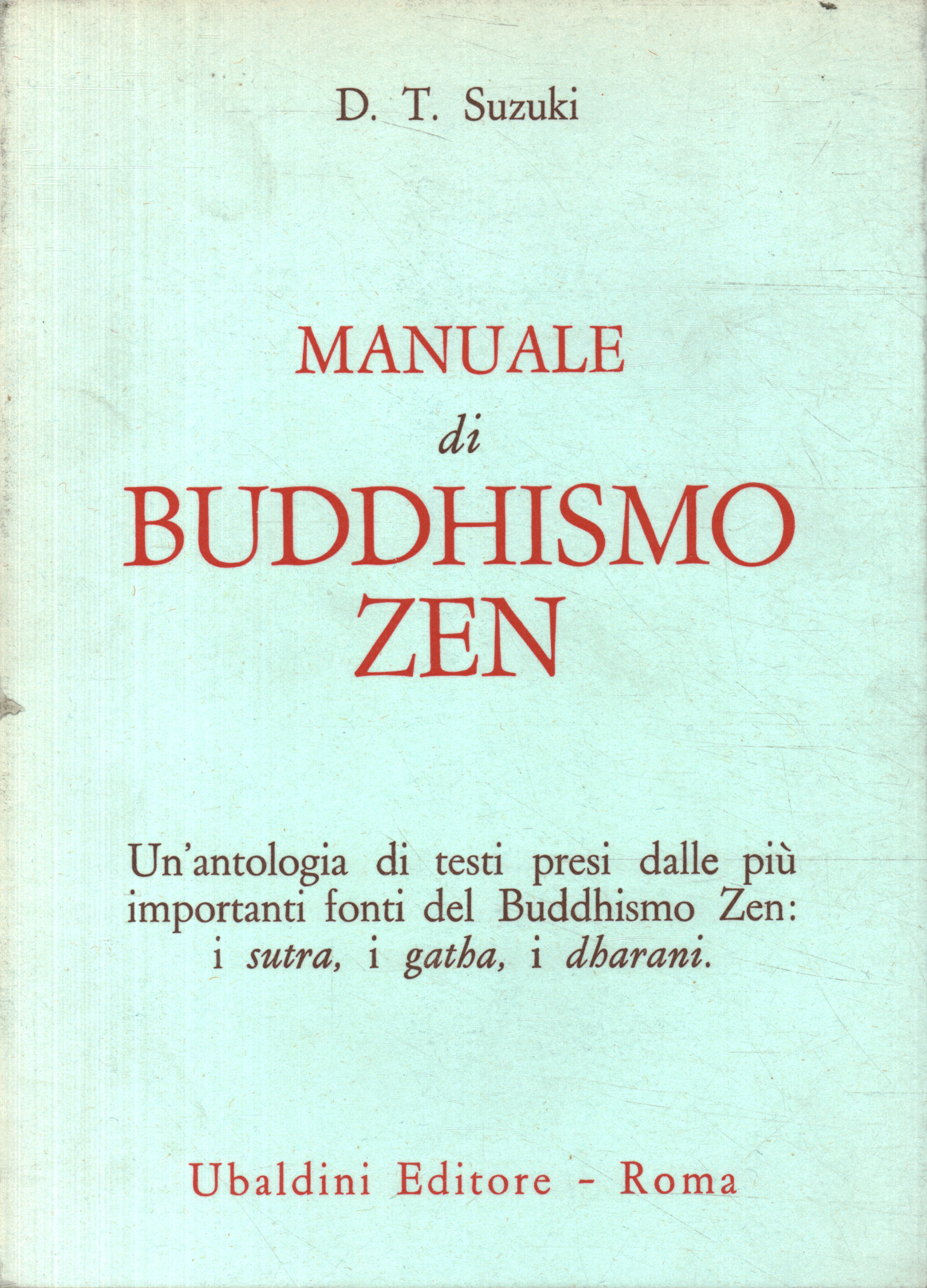 Manual of Zen Buddhism