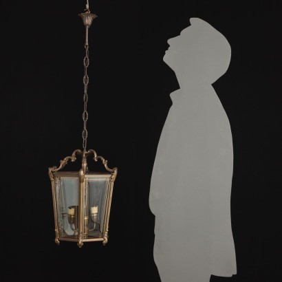 Lantern Brass Italy XX Century