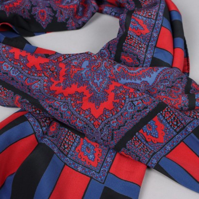 Foulard Vintage YSL Sfondo Nero