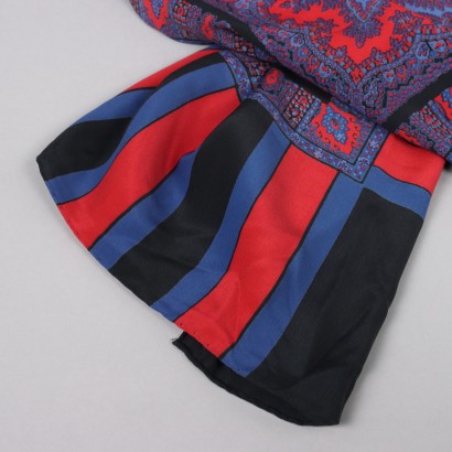 Foulard Vintage YSL Sfondo Nero