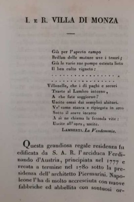 Les jardins d'Italie. Année I