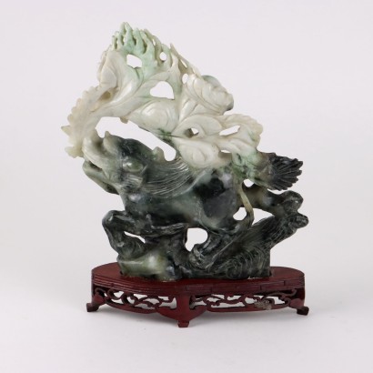 Sculptural Group Stone China XX Century