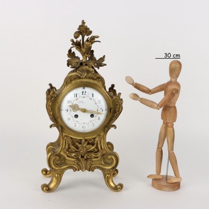 Countertop Clock Palais Royal Gilded Bronze France XIX Century