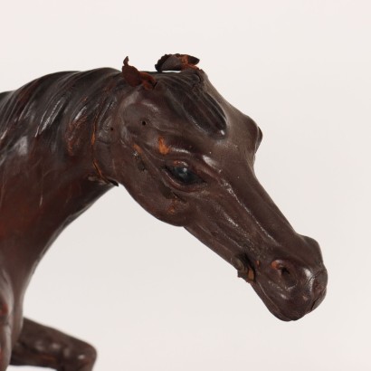 Horse Carved Wood Italy XIX Century