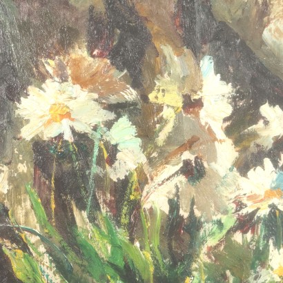 art, art italien, peinture italienne du XXe siècle, Emilio Hermann, Fleurs, Emilio Hermann