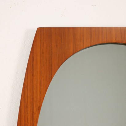 Wall Mirror Glass Italy 1960s