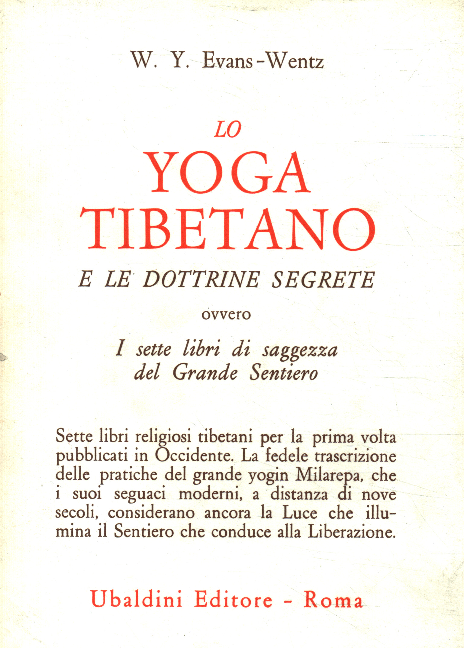 Tibetisches Yoga und Geheimlehren