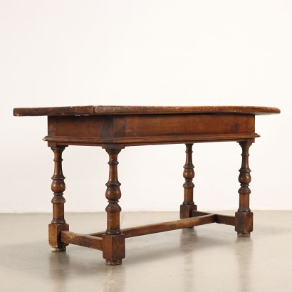 Spool Table Walnut Italy XX Century